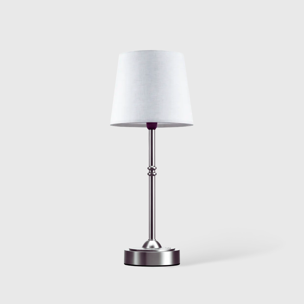 Budapest | Cordless Fabric Shade Table Lamp for Bedside and Living Room