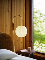 Bubble Ball | Plug In Wall Sconce, Mid Century Swivel Wall Lamp, Globe Bedside Reading Light