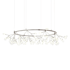 Glimmer | Firefly LED Chandelier, Modern Branch Chandelier, Dimmable Black Ceiling Light for Dining Room