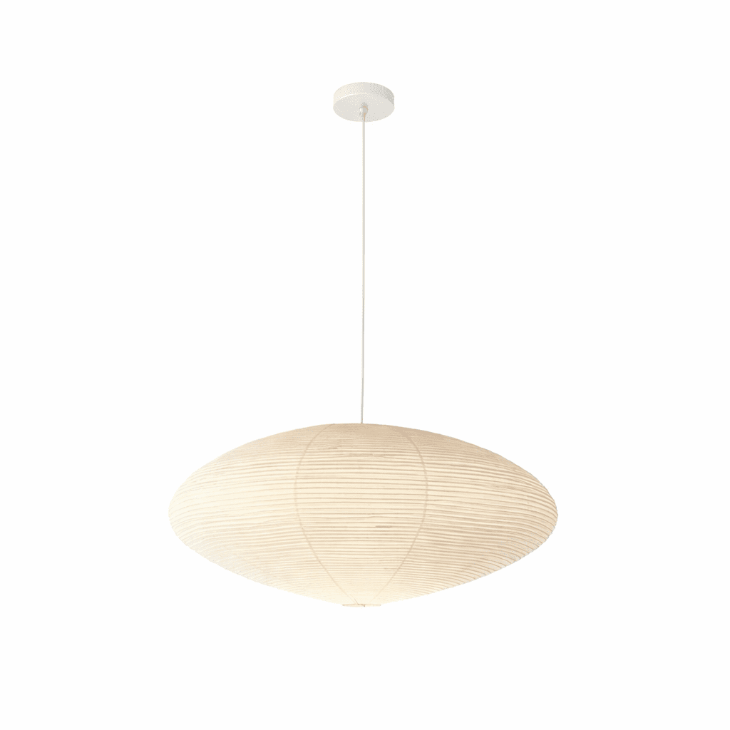 Shoji | Paper Lantern Pendant Light, Japanese Washi Rice Paper Chandelier, Large Japandi Hanging Lamp
