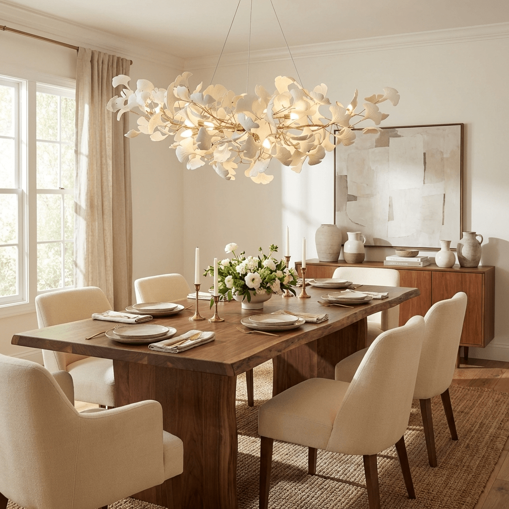 Horizon Bloom Ginkgo Chandelier