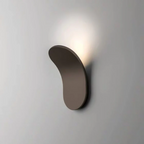 Wisp | Curved LED Wall Sconce, Minimalist Up Light Wall Lamp, Modern Nordic Bedroom and Hallway Light