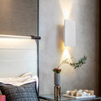 Everend | Flat Panel LED Wall Sconce, Up Down Indoor Wall Light, Minimalist Wall Lamp for Hallway