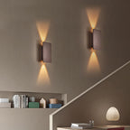 Everend | Flat Panel LED Wall Sconce, Up Down Indoor Wall Light, Minimalist Wall Lamp for Hallway