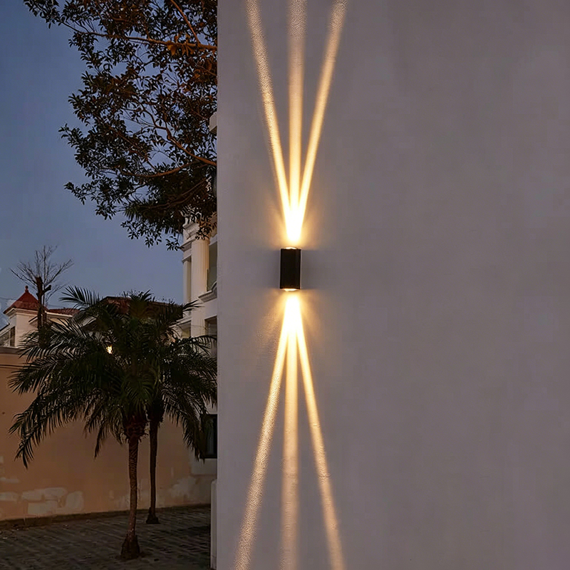 Beam | Rectangular LED Outdoor Wall Sconce, Waterproof Up Down Wall Light for Patio and Porch