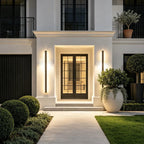 Linear | LED Outdoor Strip Wall Light, Long Black Exterior Wall Lamp, IP65 Waterproof Porch Light