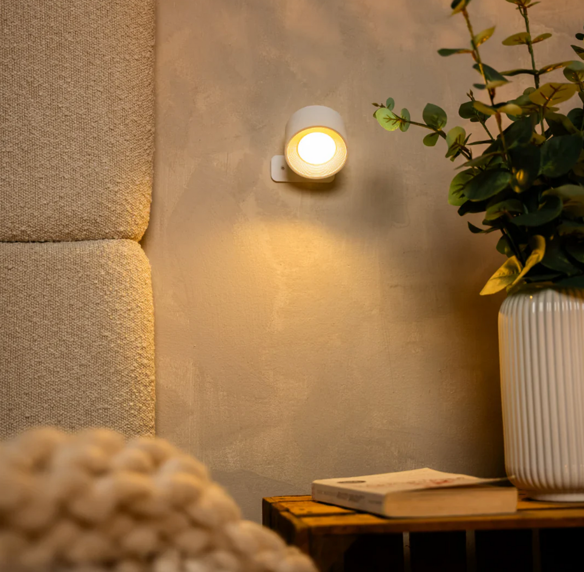 Brooklyn | Rechargeable Motion Sensor Wall Light for Bedroom and Hallway