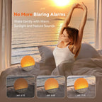 Dawn | Sunrise Alarm Clock and Sound Machine, Wake Up Light with Sleep Sounds and Night Light