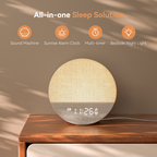 Dawn | Sunrise Alarm Clock and Sound Machine, Wake Up Light with Sleep Sounds and Night Light