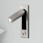 Fold | Recessed Bedside Wall Light, Flush Mount LED Reading Lamp, Adjustable Hotel Style Headboard Sconce