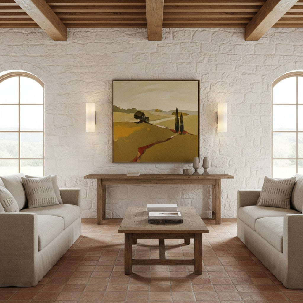 Doran | Alabaster Tube Wall Sconce, Modern Stone Wall Light, Bathroom Vanity and Bedside Sconce