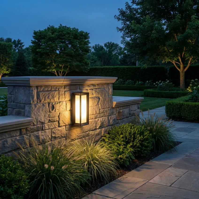 Motion Sensor | Outdoor Wall Light, LED Security Porch Light, Waterproof Black Exterior Wall Sconce