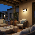Motion Sensor | Outdoor Wall Light, LED Security Porch Light, Waterproof Black Exterior Wall Sconce