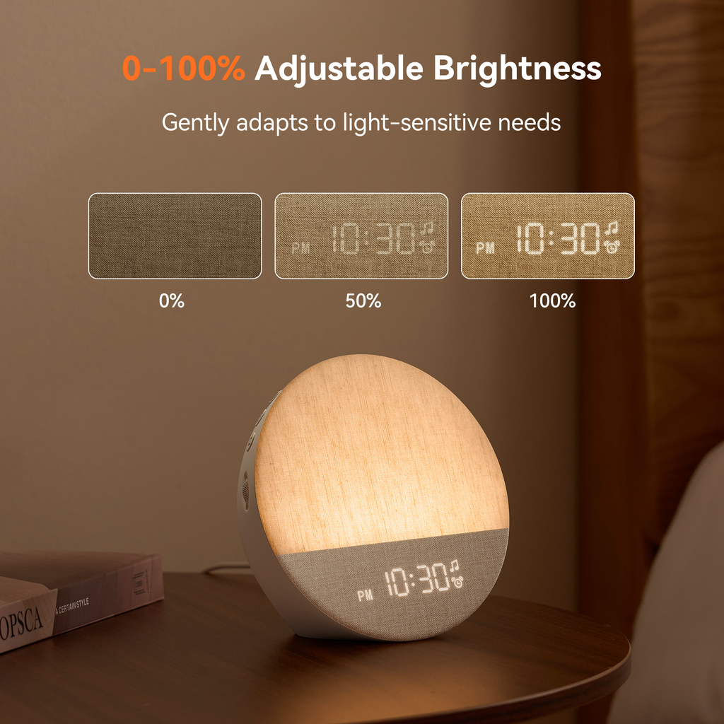 Dawn | Sunrise Alarm Clock and Sound Machine, Wake Up Light with Sleep Sounds and Night Light