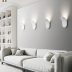 Wisp | Curved LED Wall Sconce, Minimalist Up Light Wall Lamp, Modern Nordic Bedroom and Hallway Light