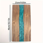 Lagoon | Resin River Cutting Board, Acacia Wood Charcuterie and Cheese Board, Epoxy Serving Board
