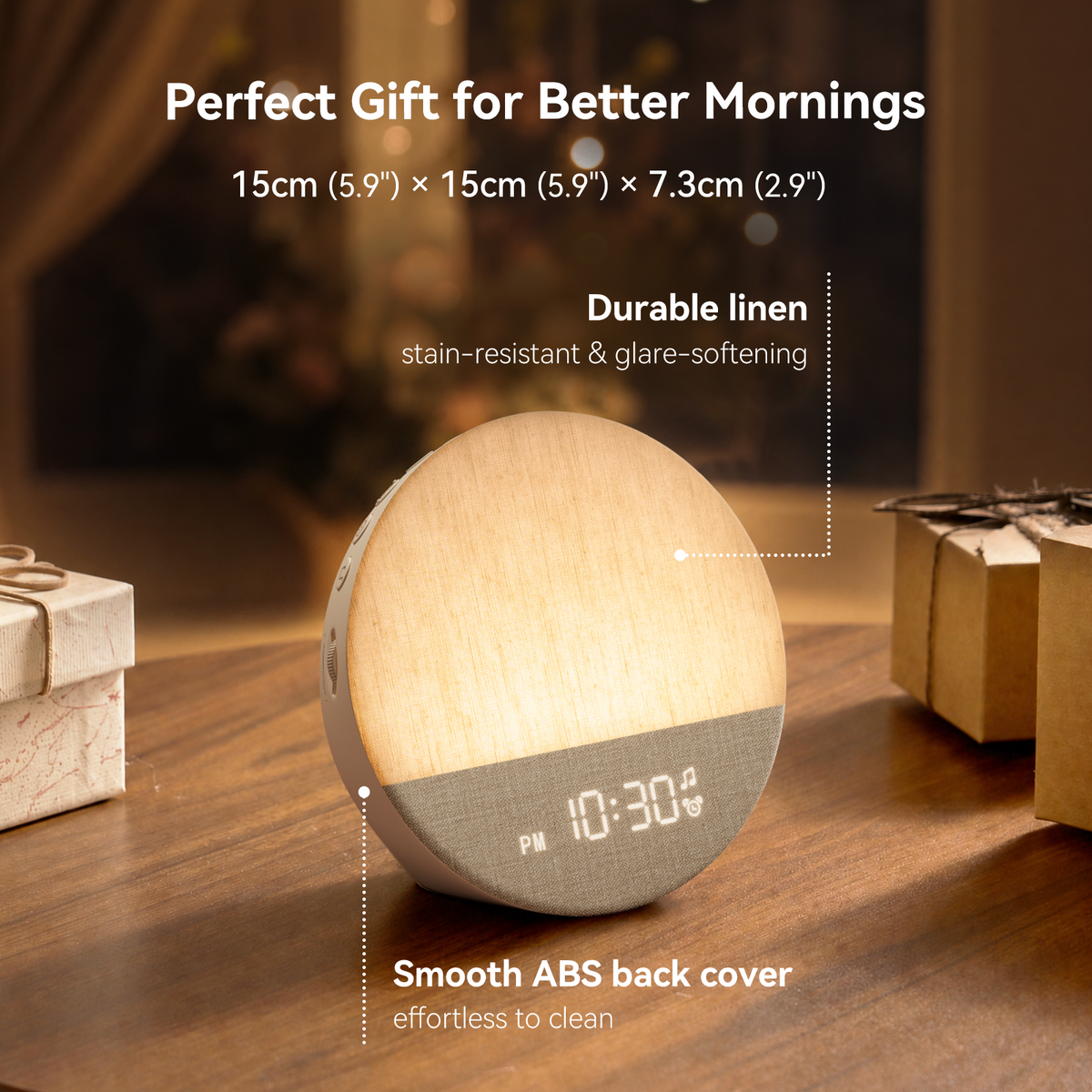 Dawn | Sunrise Alarm Clock and Sound Machine, Wake Up Light with Sleep Sounds and Night Light