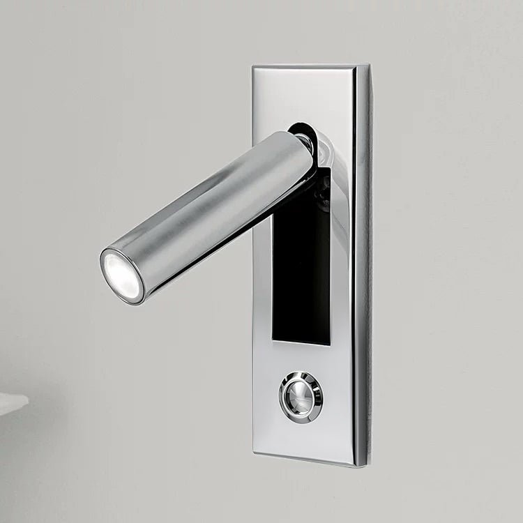 Fold | Recessed Bedside Wall Light, Flush Mount LED Reading Lamp, Adjustable Hotel Style Headboard Sconce