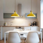 Barn Shade | Industrial Pendant Light, Metal Barn Hanging Lamp for Kitchen Island and Dining Room