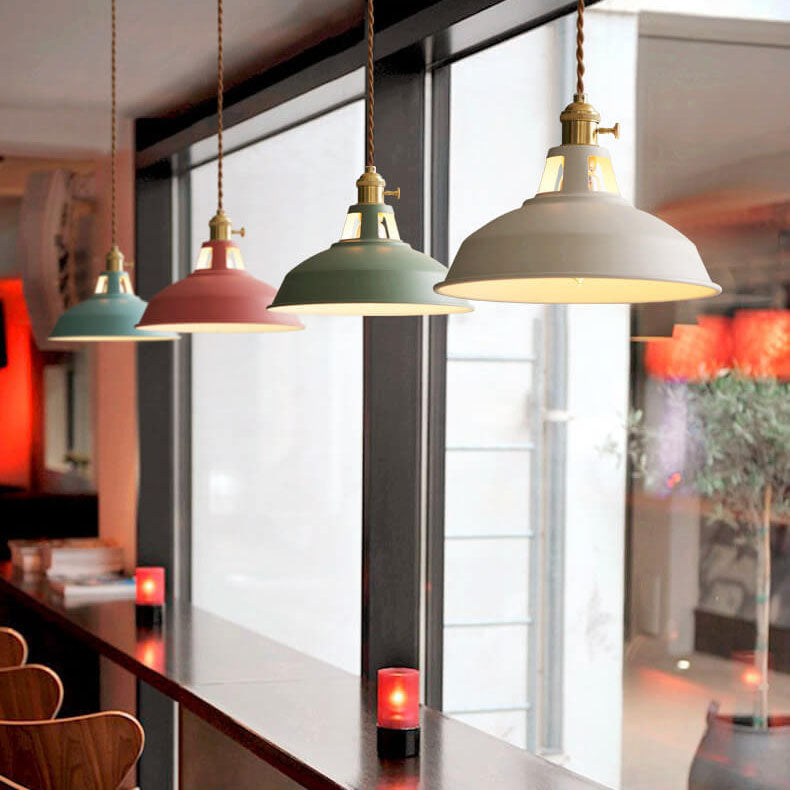 Barn Shade | Industrial Pendant Light, Metal Barn Hanging Lamp for Kitchen Island and Dining Room