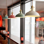Barn Shade | Industrial Pendant Light, Metal Barn Hanging Lamp for Kitchen Island and Dining Room