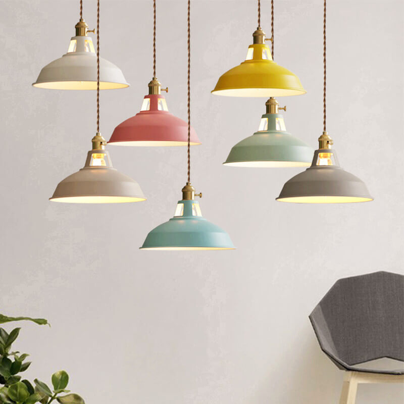 Barn Shade | Industrial Pendant Light, Metal Barn Hanging Lamp for Kitchen Island and Dining Room