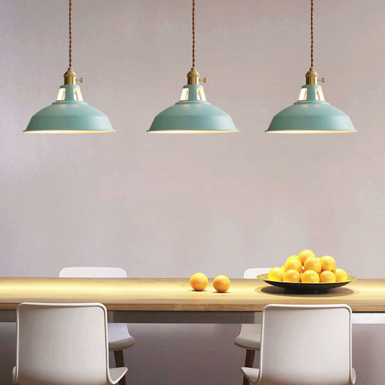 Barn Shade | Industrial Pendant Light, Metal Barn Hanging Lamp for Kitchen Island and Dining Room