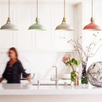 Barn Shade | Industrial Pendant Light, Metal Barn Hanging Lamp for Kitchen Island and Dining Room