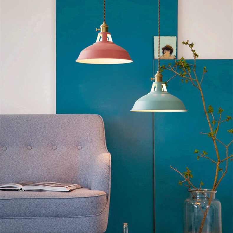 Barn Shade | Industrial Pendant Light, Metal Barn Hanging Lamp for Kitchen Island and Dining Room