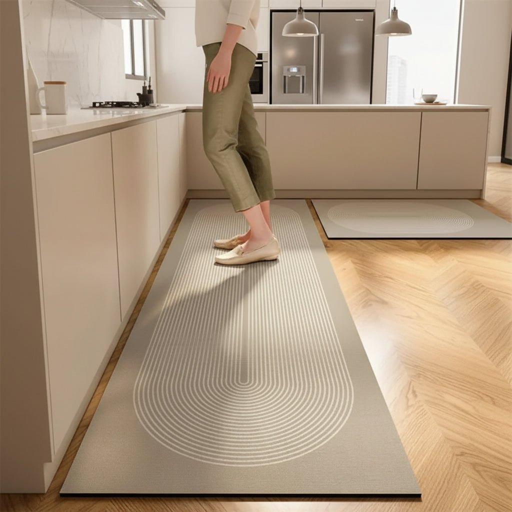 KitchenEase | Anti Fatigue Kitchen Mat, Absorbent Non Slip Kitchen Rug Runner, Washable Floor Mat