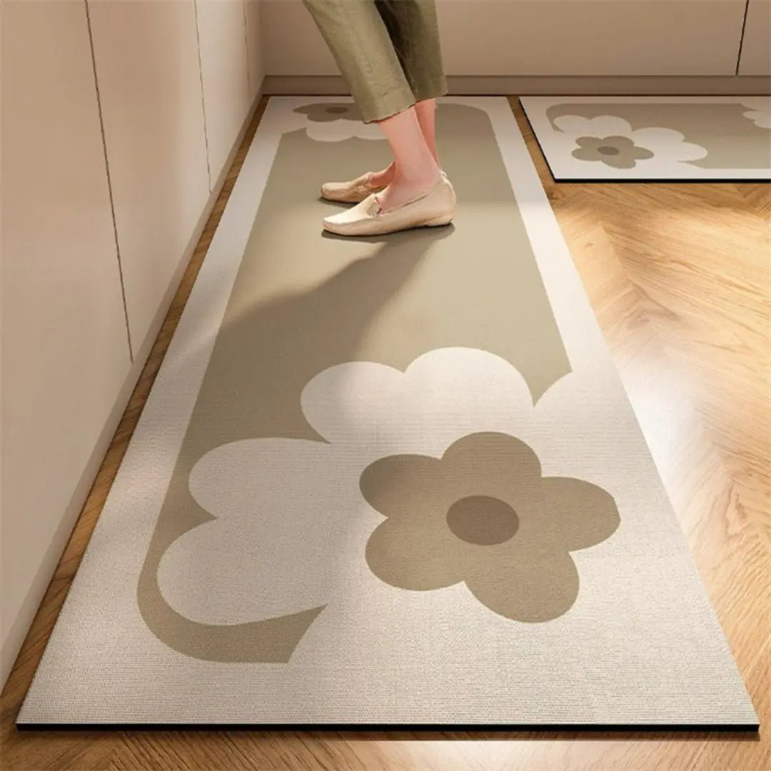 KitchenEase | Anti Fatigue Kitchen Mat, Absorbent Non Slip Kitchen Rug Runner, Washable Floor Mat