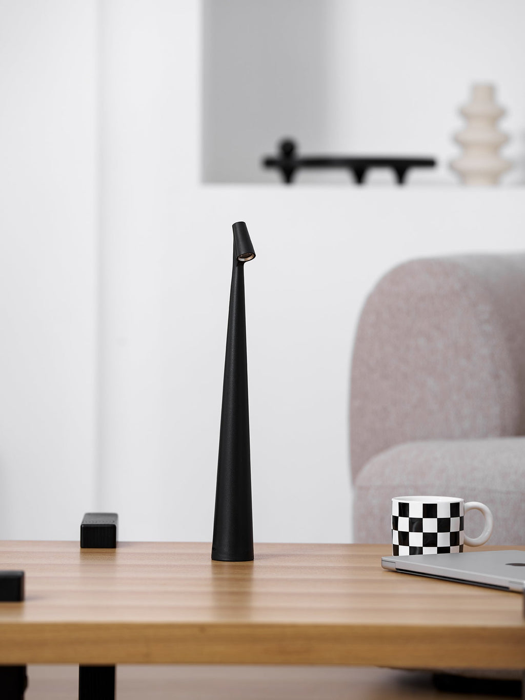 Aria | Cordless Rechargeable Table Lamp, Slim LED Battery Desk Lamp for Bedside, Dining and Patio