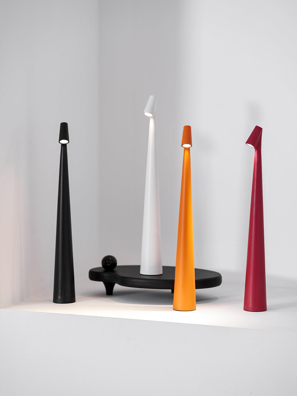 Aria | Cordless Rechargeable Table Lamp, Slim LED Battery Desk Lamp for Bedside, Dining and Patio