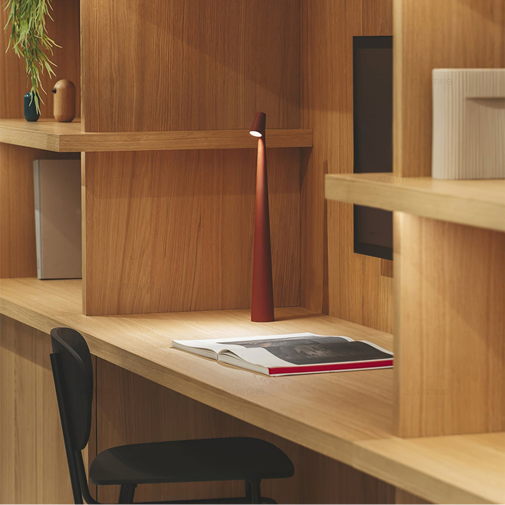 Aria | Cordless Rechargeable Table Lamp, Slim LED Battery Desk Lamp for Bedside, Dining and Patio