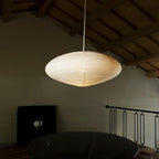 Shoji | Paper Lantern Pendant Light, Japanese Washi Rice Paper Chandelier, Large Japandi Hanging Lamp