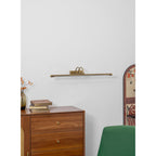Easel | Rechargeable LED Picture Light with Remote, Brass