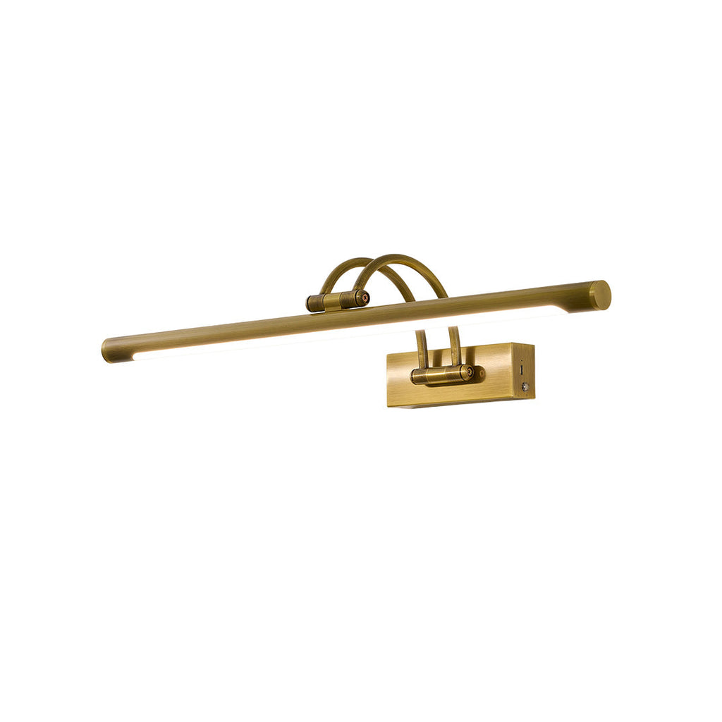 Easel | Rechargeable LED Picture Light with Remote, Brass