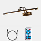 Easel | Rechargeable LED Picture Light with Remote, Brass