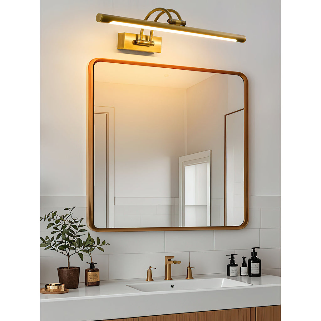 Easel | Rechargeable LED Picture Light with Remote, Brass