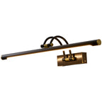 Easel | Rechargeable LED Picture Light with Remote, Brass