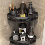 Aluma Curve | Aluminum Shower Caddy Shelf, Adhesive No Drill Bathroom Organizer, Rustproof Wall Mounted Shower Rack