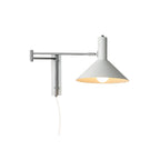 Anvia | Plug In Wall Lamp, Adjustable Arm Cone Wall Sconce for Bedroom and Reading Nook