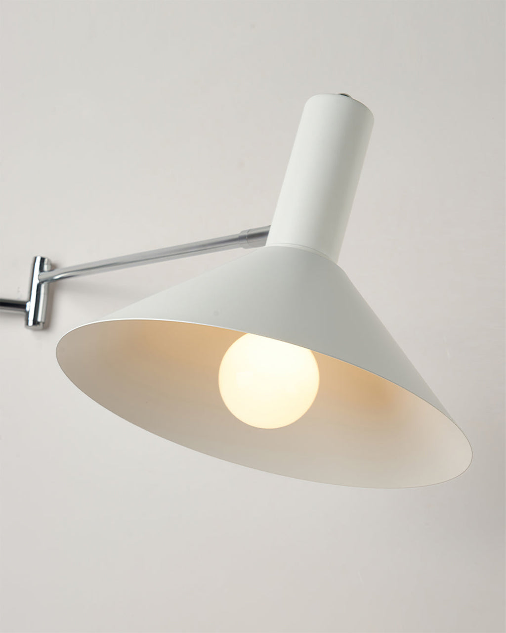 Anvia | Plug In Wall Lamp, Adjustable Arm Cone Wall Sconce for Bedroom and Reading Nook