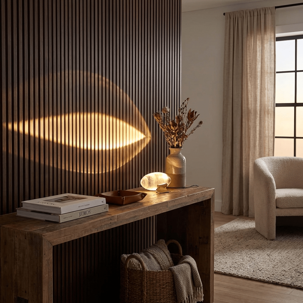 Ova | Crystal Glass Table Lamp, Oval Stone LED Accent Lamp, Sunset Projection Light for Bedroom