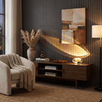 Ova | Crystal Glass Table Lamp, Oval Stone LED Accent Lamp, Sunset Projection Light for Bedroom