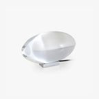 Ova | Crystal Glass Table Lamp, Oval Stone LED Accent Lamp, Sunset Projection Light for Bedroom
