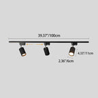 Tubular | LED Track Lighting Kit, Flush Mount Ceiling Spotlights, Adjustable Track Light Fixture