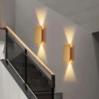 Everend | Flat Panel LED Wall Sconce, Up Down Indoor Wall Light, Minimalist Wall Lamp for Hallway