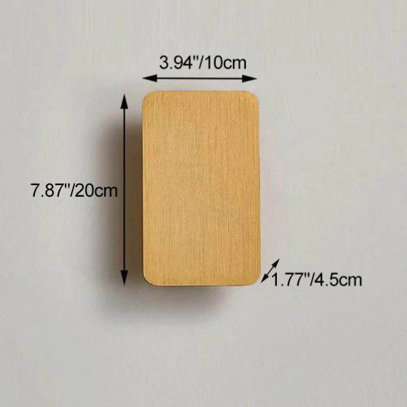 Everend | Flat Panel LED Wall Sconce, Up Down Indoor Wall Light, Minimalist Wall Lamp for Hallway