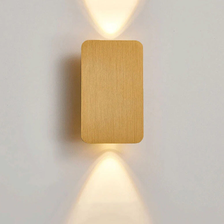 Everend | Flat Panel LED Wall Sconce, Up Down Indoor Wall Light, Minimalist Wall Lamp for Hallway